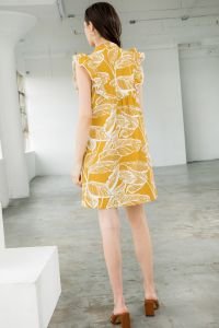 RAY OF SUNSHINE THML DRESS featuring a stylish back view, perfect for summer outfits from Raggdoll Boutique.