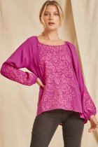 MAGENTA SAVANNA JANE TOP from Raggdoll Boutique, perfect for summer outfits Texas and trendy coastal style.