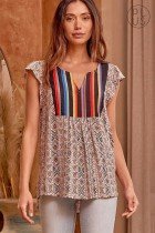 MOCHA AND BLACK PLUS SAVANNA JANE TOP from Raggdoll Boutique featuring trendy coastal style and summer outfits Texas.