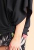 FAVORITE BLACK TOP WITH SIDE RUCHING showcasing stylish side detailing for women's fashion at Raggdoll Boutique.