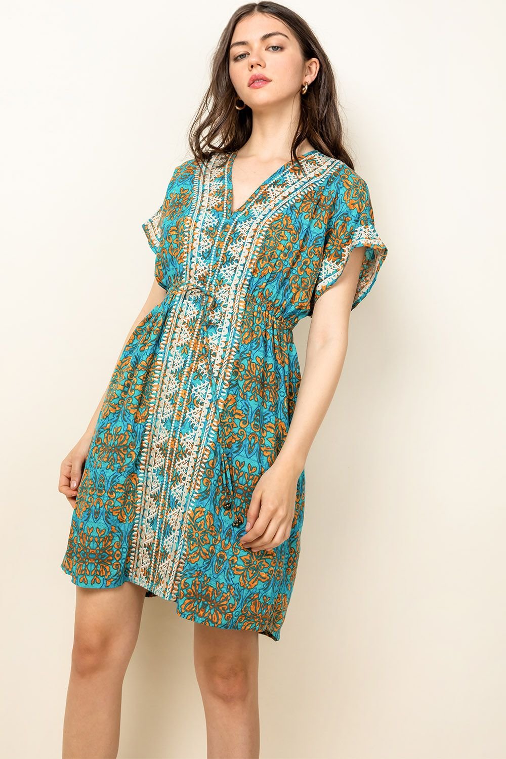 ALL IN THE DETAILS DRESS from Raggdoll Boutique, showcasing trendy coastal style and perfect for summer outfits.