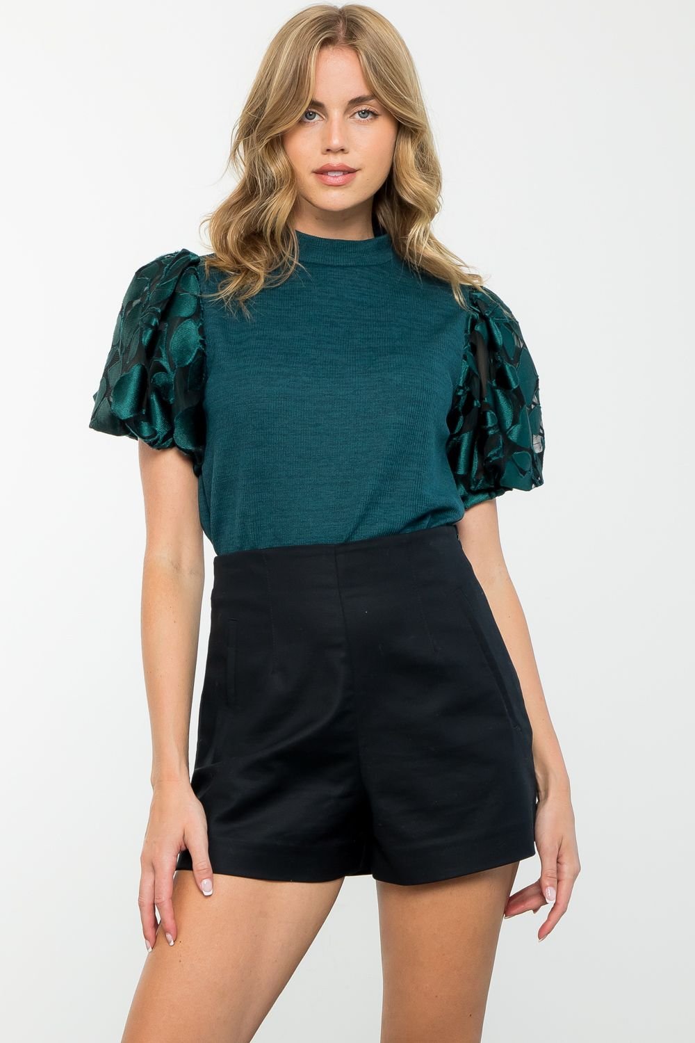 OH SO PRETTY TEAL TOP from Raggdoll Boutique, perfect for trendy coastal style and summer outfits in Texas.