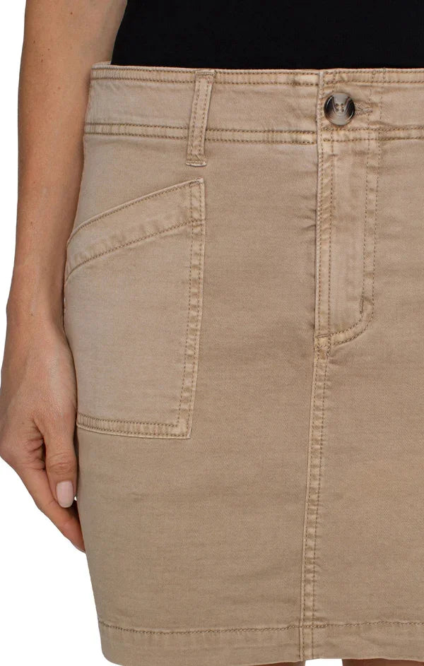 Liverpool Cargo Skort from Raggdoll Boutique, perfect for trendy coastal style and summer outfits Texas.