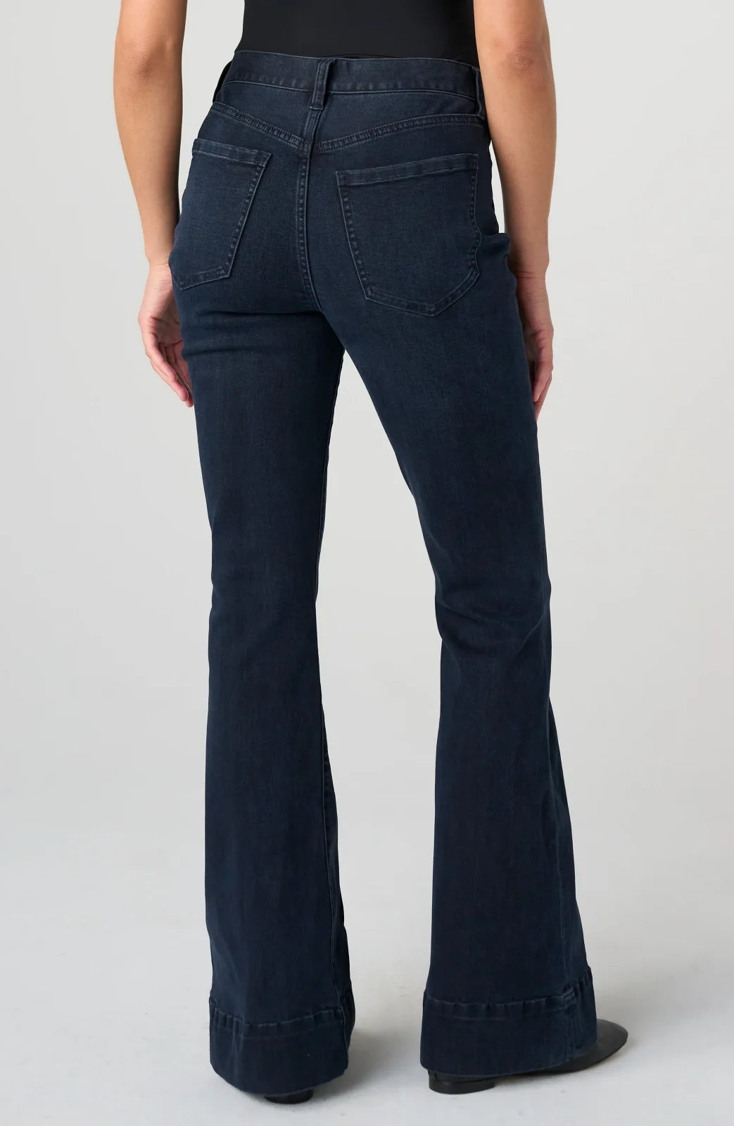 LP -Hannah High Rise Flare -Raven Wing
