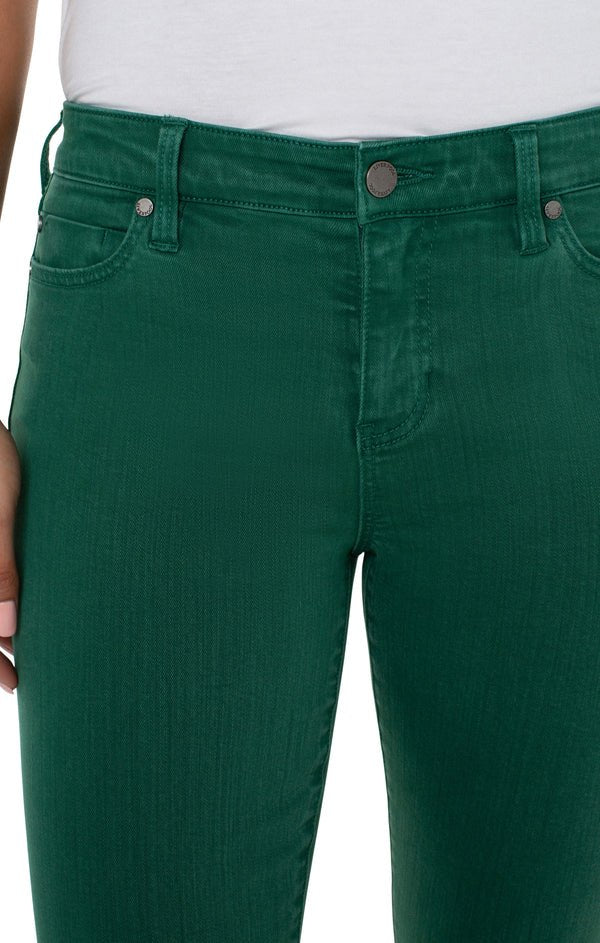 LP Emerald Green Abby Ankle Jeans from Raggdoll Boutique, perfect for summer outfits Texas and trendy coastal style.