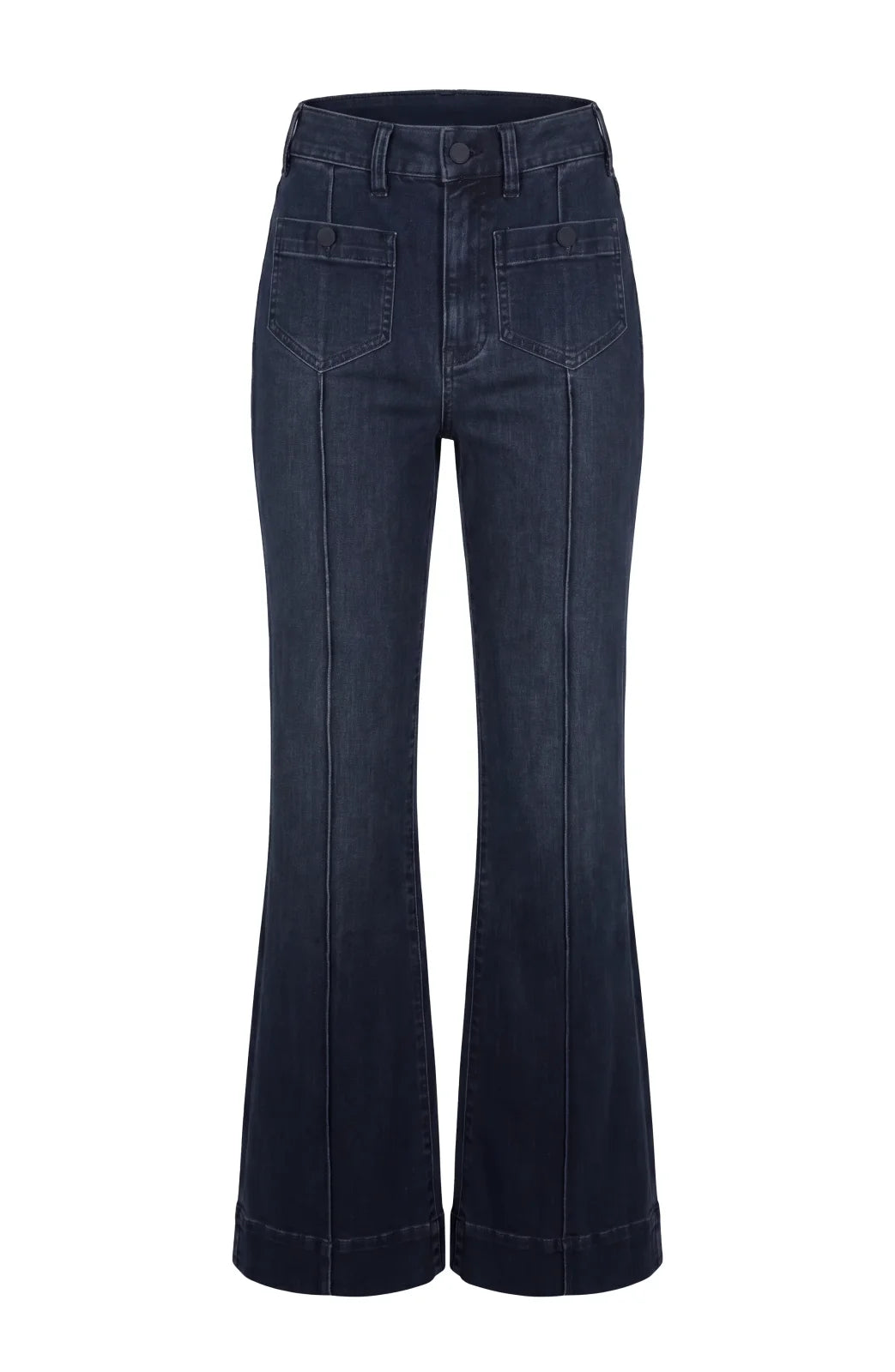 LP -Hannah High Rise Flare -Raven Wing