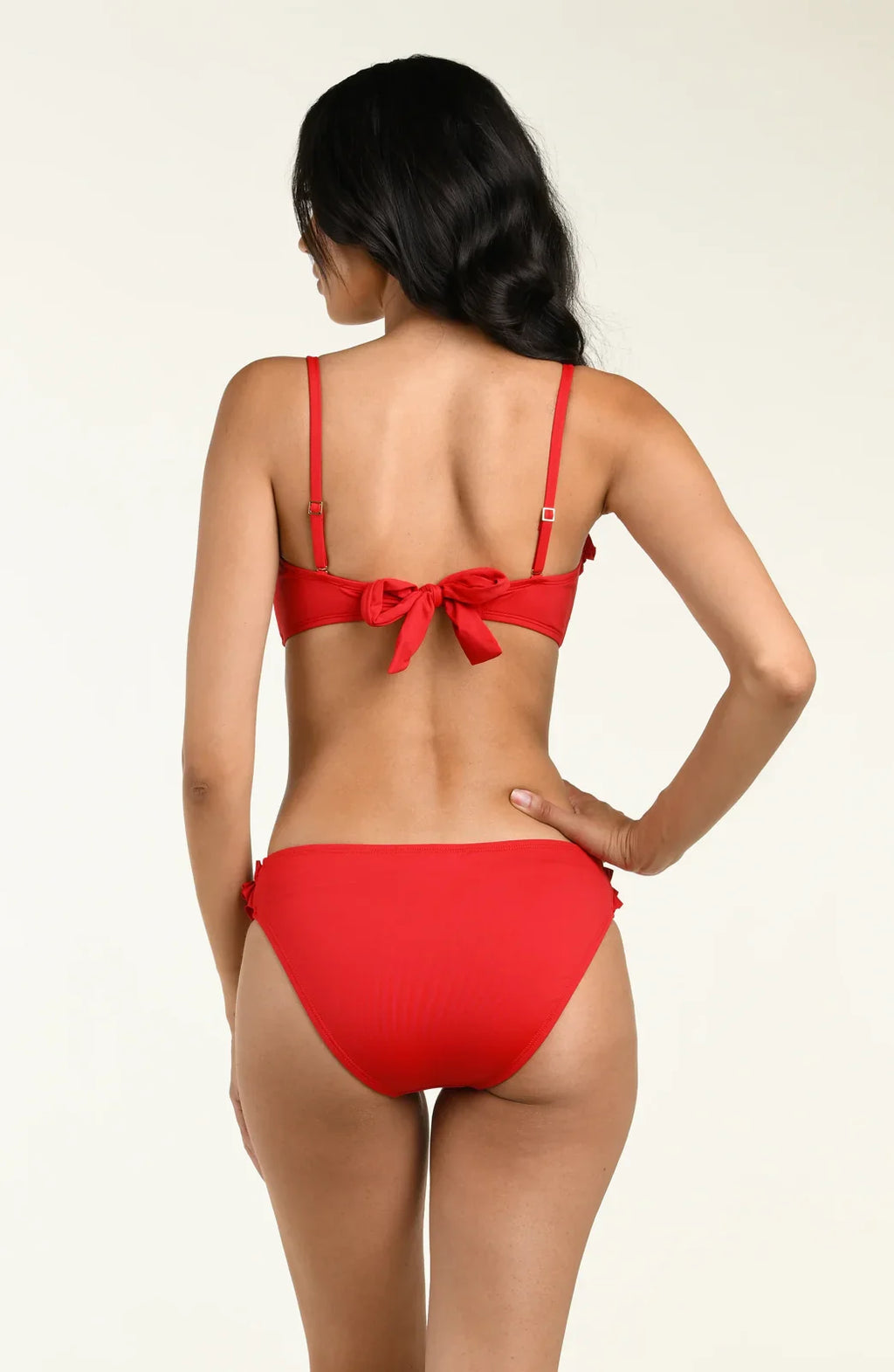Island Goddess Bandeau Bikini Top - Ruby