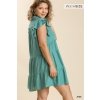JADE COLOR PLUS DRESS at Raggdoll Boutique, a trendy coastal style for your summer outfits Texas.